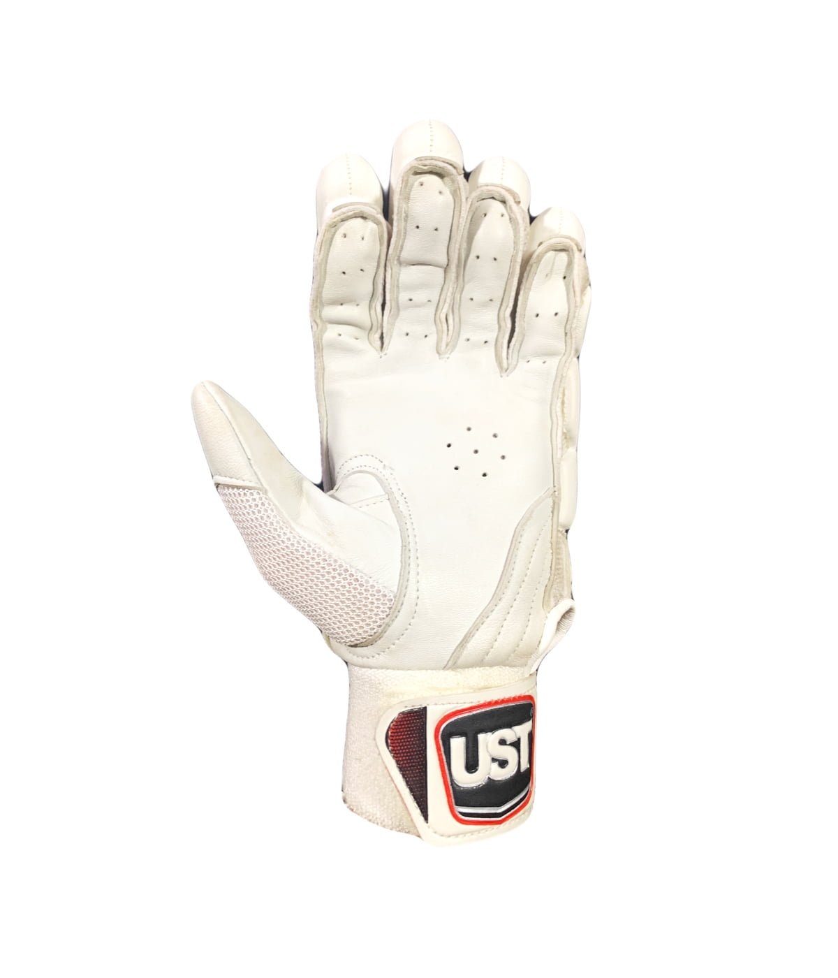 TEST WHITE BATTING GLOVES - Image 3
