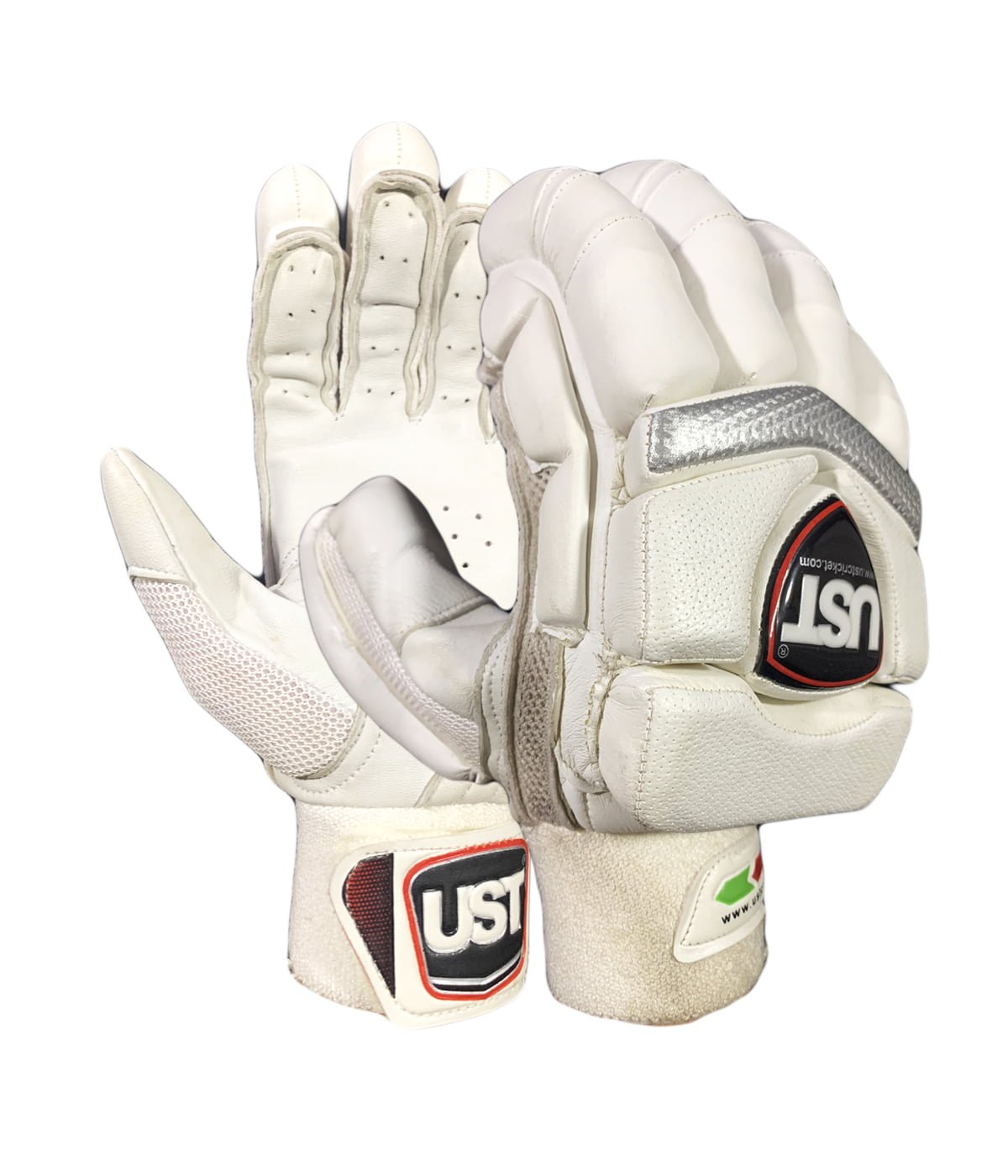 TEST WHITE BATTING GLOVES